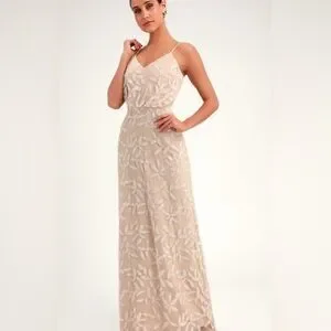 Wayf Dresses Wayf Savannah Beaded Gown Poshmark - Main Image